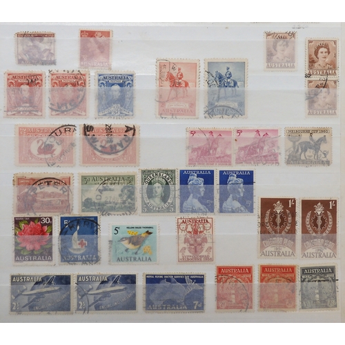 7168 - AUSTRALIA a collection on 7 stock book pages, this collection is bit unorganised however many good a... 