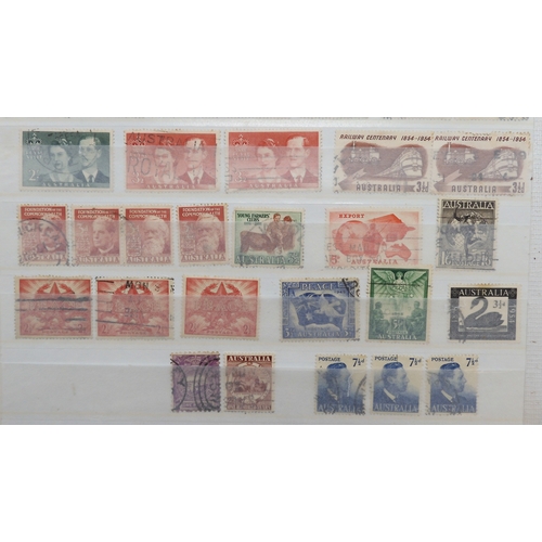 7168 - AUSTRALIA a collection on 7 stock book pages, this collection is bit unorganised however many good a... 