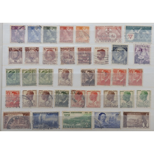 7168 - AUSTRALIA a collection on 7 stock book pages, this collection is bit unorganised however many good a... 