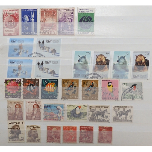 7168 - AUSTRALIA a collection on 7 stock book pages, this collection is bit unorganised however many good a... 