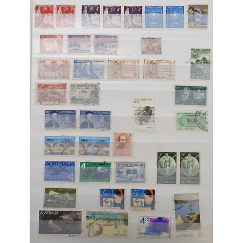 7168 - AUSTRALIA a collection on 7 stock book pages, this collection is bit unorganised however many good a... 