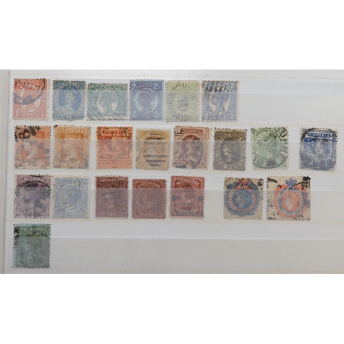 7168 - AUSTRALIA a collection on 7 stock book pages, this collection is bit unorganised however many good a... 