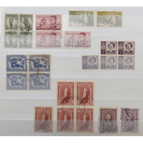 7168 - AUSTRALIA a collection on 7 stock book pages, this collection is bit unorganised however many good a... 