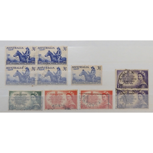 7168 - AUSTRALIA a collection on 7 stock book pages, this collection is bit unorganised however many good a... 