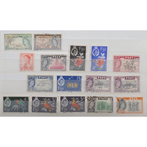 7169 - BRITISH PACIFIC ISLANDS collection 6 stock book pages SOLOMON ISLANDS 1939 set sg60-sg72 mint x 2 an... 