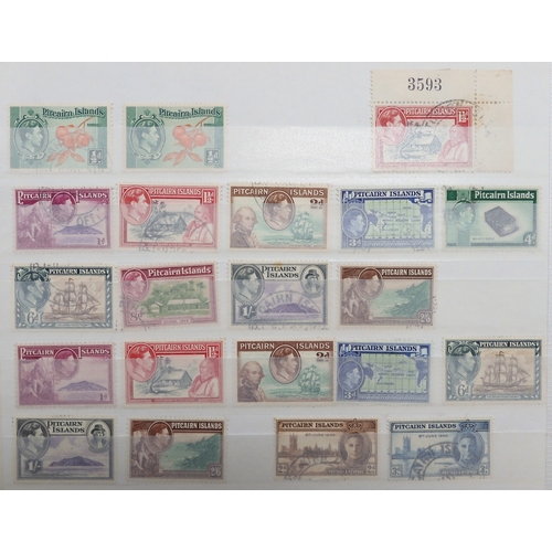 7169 - BRITISH PACIFIC ISLANDS collection 6 stock book pages SOLOMON ISLANDS 1939 set sg60-sg72 mint x 2 an... 