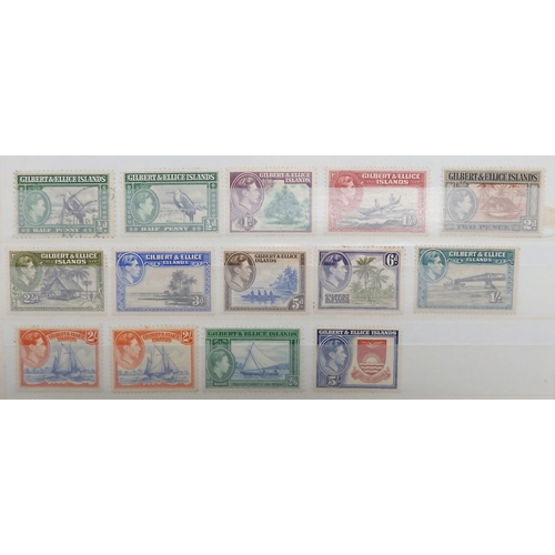 7169 - BRITISH PACIFIC ISLANDS collection 6 stock book pages SOLOMON ISLANDS 1939 set sg60-sg72 mint x 2 an... 