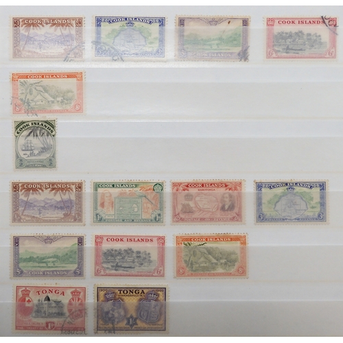 7169 - BRITISH PACIFIC ISLANDS collection 6 stock book pages SOLOMON ISLANDS 1939 set sg60-sg72 mint x 2 an... 