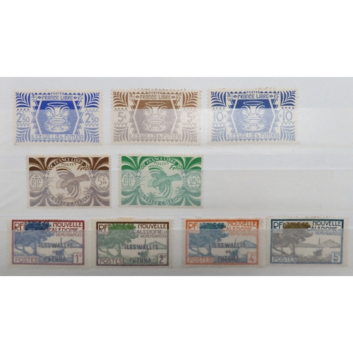 7169 - BRITISH PACIFIC ISLANDS collection 6 stock book pages SOLOMON ISLANDS 1939 set sg60-sg72 mint x 2 an... 