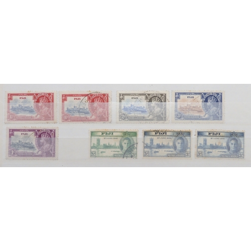 7169 - BRITISH PACIFIC ISLANDS collection 6 stock book pages SOLOMON ISLANDS 1939 set sg60-sg72 mint x 2 an... 