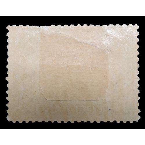 7174 - CANADA 1897 $5 olive-green $5 jubilee issue mint with large hinge remainder and a couple of short pe... 