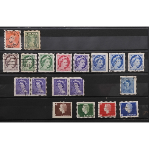 7175 - CANADA a collection in a green stock book&nbsp; from 1838 including large heads to 15c with shades, ... 