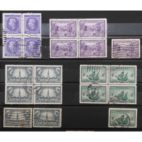 7175 - CANADA a collection in a green stock book&nbsp; from 1838 including large heads to 15c with shades, ... 