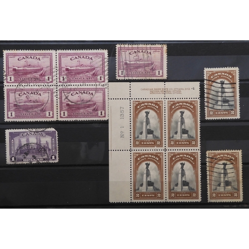 7175 - CANADA a collection in a green stock book&nbsp; from 1838 including large heads to 15c with shades, ... 