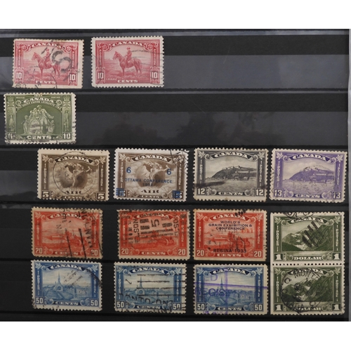 7175 - CANADA a collection in a green stock book&nbsp; from 1838 including large heads to 15c with shades, ... 