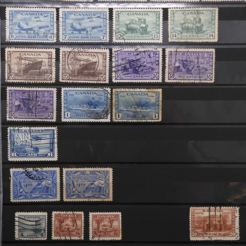 7175 - CANADA a collection in a green stock book&nbsp; from 1838 including large heads to 15c with shades, ... 