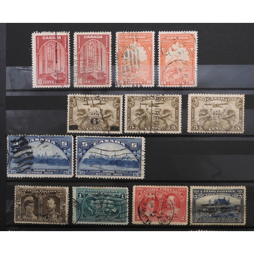 7175 - CANADA a collection in a green stock book&nbsp; from 1838 including large heads to 15c with shades, ... 