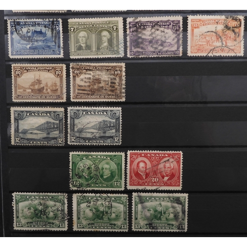 7175 - CANADA a collection in a green stock book&nbsp; from 1838 including large heads to 15c with shades, ... 
