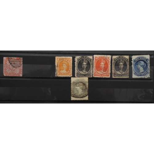 7175 - CANADA a collection in a green stock book&nbsp; from 1838 including large heads to 15c with shades, ... 