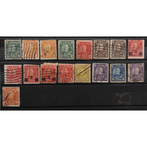 7175 - CANADA a collection in a green stock book&nbsp; from 1838 including large heads to 15c with shades, ... 