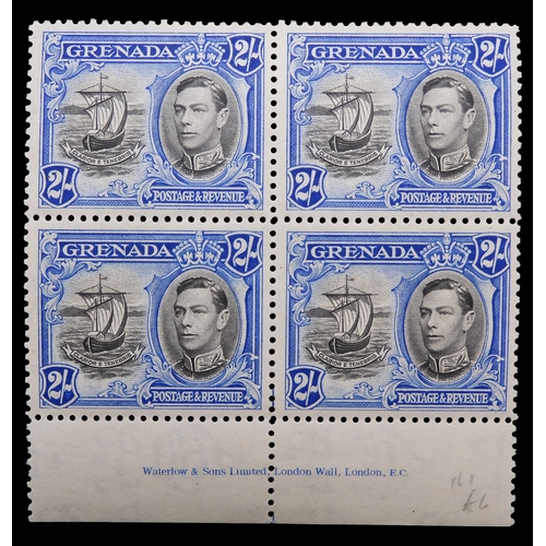 7177 - GRENADA sg161 block of 4 2 unmounted mint with Waterlow & Sons Ltd imprint