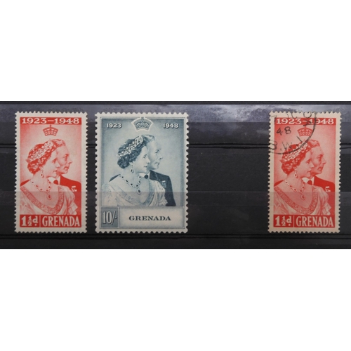 7178 - GRENADA various&nbsp;Victorian mint and used to include tet-beche 1d double pair and tete-beche 6d, ... 