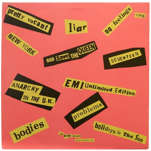 2587 - SEX PISTOLS INTERESTSex Pistols- NEVER MIND THE BOLLOCKS, UK LP, The 11-track version, to a include ... 