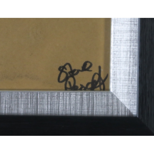 2595 - SEX PISTOLS INTERESTThree Steve Prescot original signed illustrations, two depicting the Sex Pistols... 