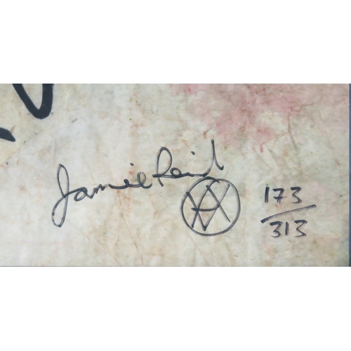 2596 - SEX PISTOLS INTERESTJamie Reid- Queen Elizabeth II ('God Save the Queen'), signed and numbered 173/3... 