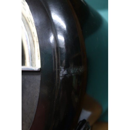 8008 - An Ecko AD.76 Superhet all-electric valve radio, serial no. 312366, in a black Bakelite case of circ... 