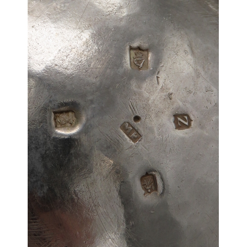 2301 - AN IMPRESSIVE GEORGE IV IRISH SILVER TEAPOTmaker's mark MF, Dublin 1820, of baluster form, engraved ... 