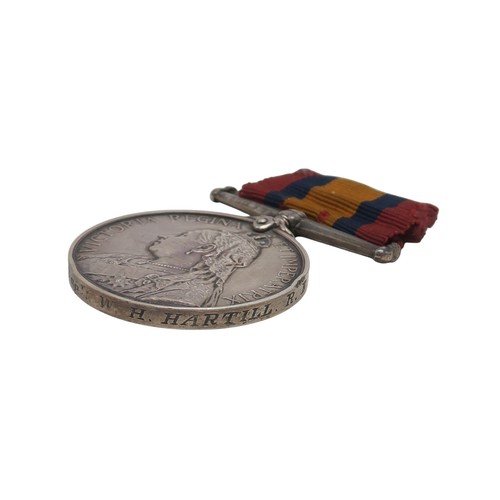 2502 - A GROUP OF VICTORIAN AND LATER MEDALSComprising two Queen’s South Africa Medals, one with Transvaal ... 