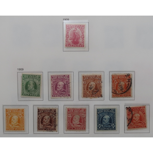 7011 - NEW ZEALAND 1908-36 collection of Mainly Mint Stamps, INC. SG 386 Mint, 1909 to 1/-, 4d & 6d Min... 