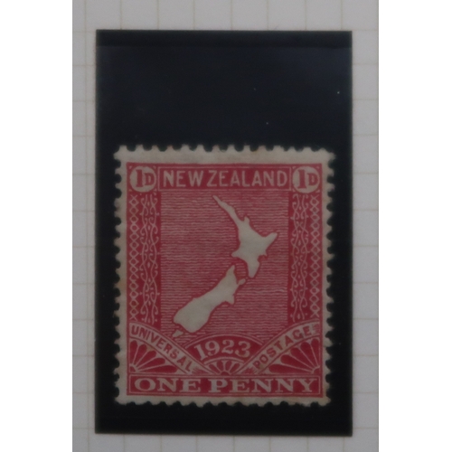 7011 - NEW ZEALAND 1908-36 collection of Mainly Mint Stamps, INC. SG 386 Mint, 1909 to 1/-, 4d & 6d Min... 