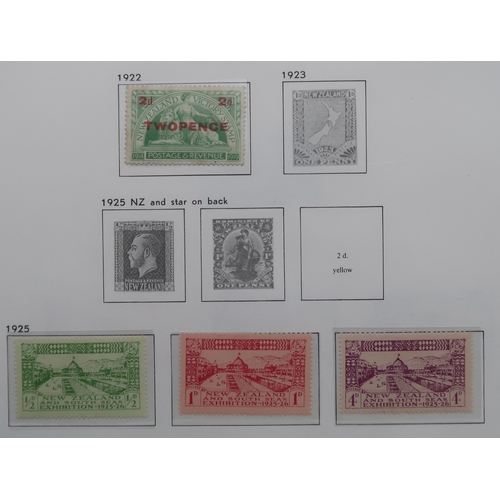 7011 - NEW ZEALAND 1908-36 collection of Mainly Mint Stamps, INC. SG 386 Mint, 1909 to 1/-, 4d & 6d Min... 