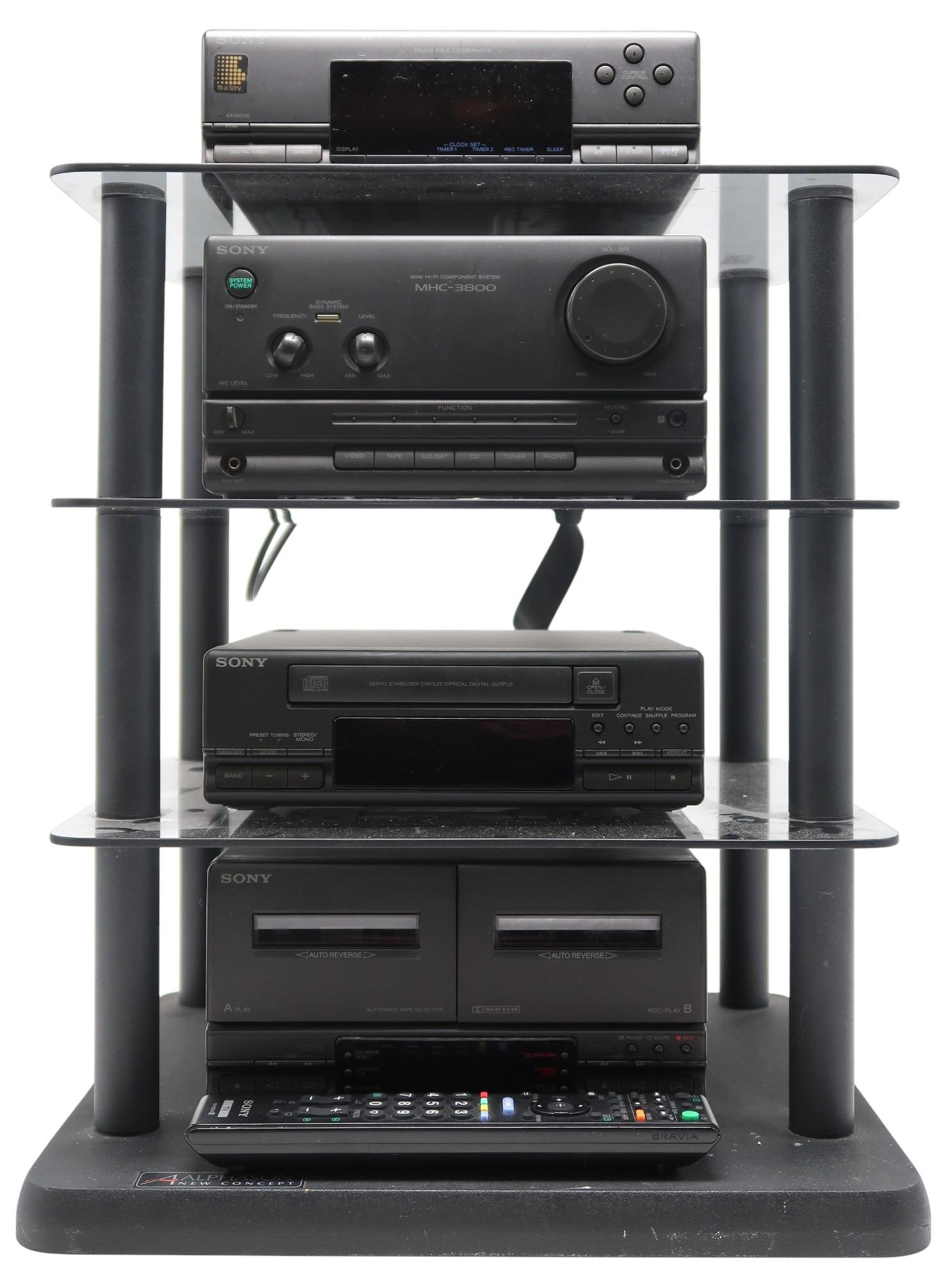 SONY A SONY MHC/3800 STACKING STEREO SYSTEM, with A Sony Cyber-Shot ...