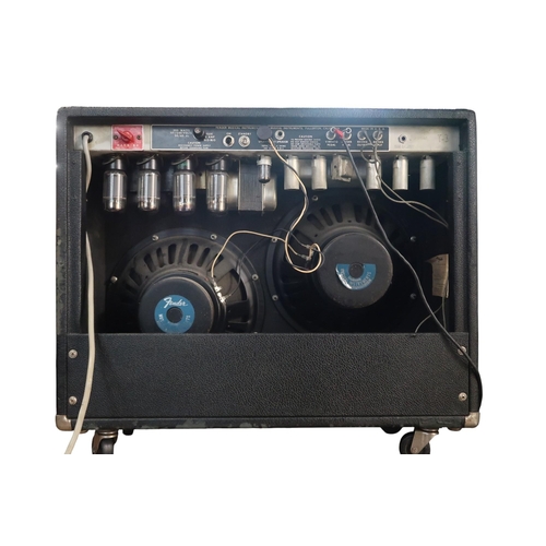 8043 - A FENDER TWIN REVERB 'SILVER FACE' GUITAR AMPLIFIER c. 1973serial number B05615, made by Fender Musi... 