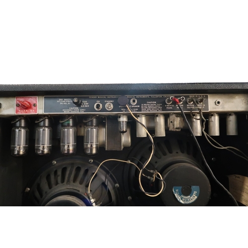 8043 - A FENDER TWIN REVERB 'SILVER FACE' GUITAR AMPLIFIER c. 1973serial number B05615, made by Fender Musi... 