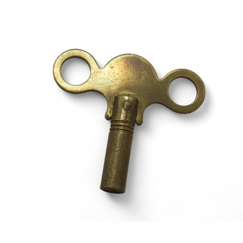 2163 - A FRENCH 19TH CENTURY CHAMPLEVE AND GILT BRASS MANTLE CLOCKthe white enamelled dial with Arabic nume... 