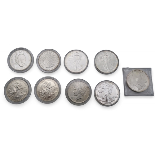 5050 - United States (1776-date) Silver Dollar Coins to include a 1922 