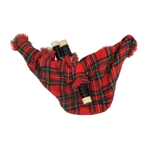 553 - SCOTTISH BAGPIPES blackwood with ivory mounts, including a R R Hardie chanter, a Henderson chanter a... 