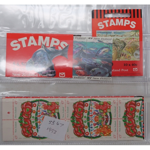 7013 - Small collection of mainly New Zealand Booklets+ a few Ascension Isl, & Falkland Isl. booklets. ... 