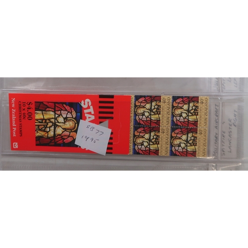 7013 - Small collection of mainly New Zealand Booklets+ a few Ascension Isl, & Falkland Isl. booklets. ... 