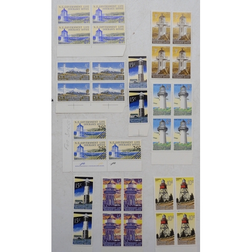 7033 - New Zealand. Collection of Unmounted Mint Stamps and Miniature Sheet for New Zealand , a large quant... 