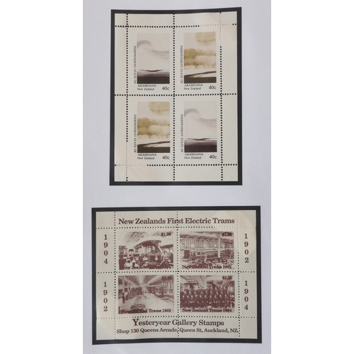 7034 - New Zealand. Small Box containing the remainder of the large New Zealand Collection. With large quan... 