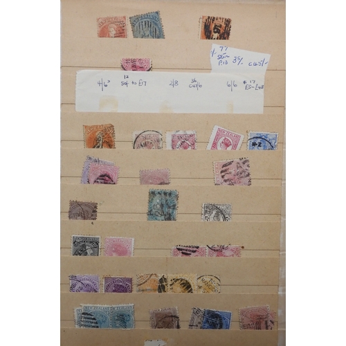 7034 - New Zealand. Small Box containing the remainder of the large New Zealand Collection. With large quan... 