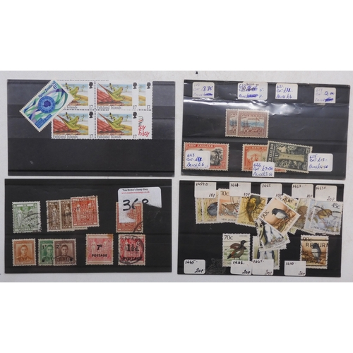 7034 - New Zealand. Small Box containing the remainder of the large New Zealand Collection. With large quan... 