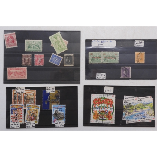 7034 - New Zealand. Small Box containing the remainder of the large New Zealand Collection. With large quan... 