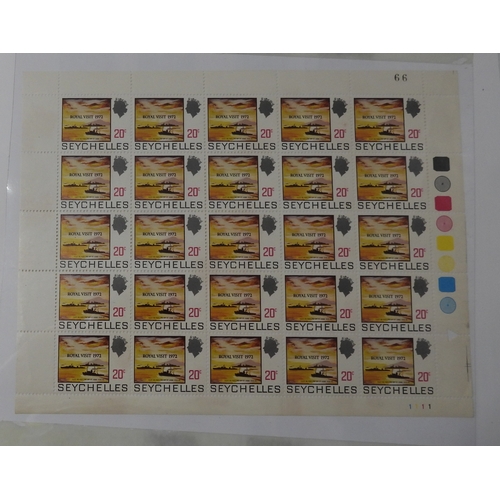 7056 - Commonwealth Collection on 19 pages inc. good Ceylon with SG 48 & 61 mint, Chalon Heads tu 2/- u... 