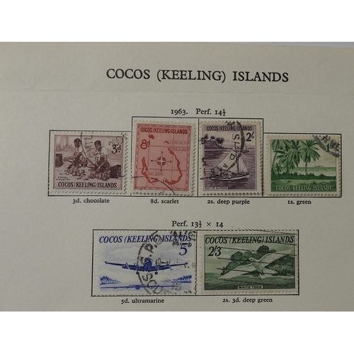 7056 - Commonwealth Collection on 19 pages inc. good Ceylon with SG 48 & 61 mint, Chalon Heads tu 2/- u... 